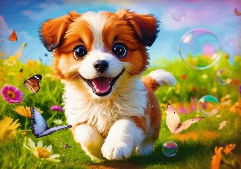 Puzzle 500 elementów Wesoły piesek Trefl
