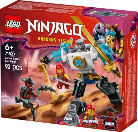 Klocki Ninjago 71827 Mech w zbroi bojowej Zanea LEGO