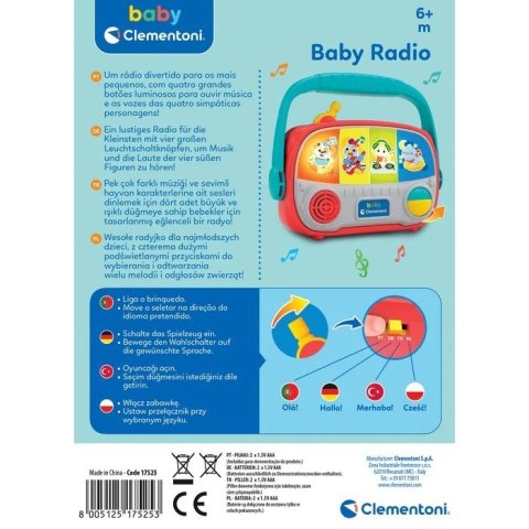 Mówiące Baby Radio Clementoni