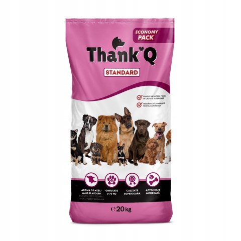 THANK"Q STANDARD Karma dla psa, jagnięcina 20kg (WYPRZEDAŻ)