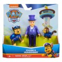Figurki Psi Patrol, Chase, Humdinger i Kot Chase Spin Master