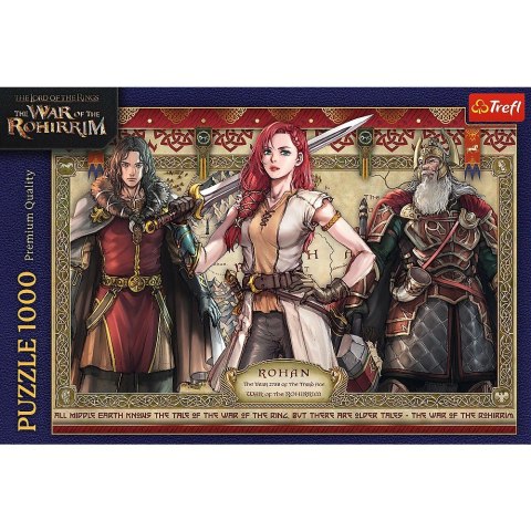 Puzzle 1000 elementów Władca Pierścieni Wojna Rohirrimów Trefl
