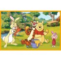 Puzzle 2x24 elementy Kubuś Puchatek Dzień w ogrodzie Trefl