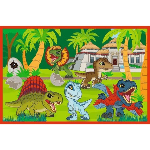 Puzzle 2x24 elementy Małe dinozaury Jurassic World Trefl