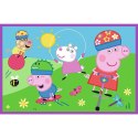 Puzzle 2x24 elementy Świnka Peppa na placu zabaw Trefl