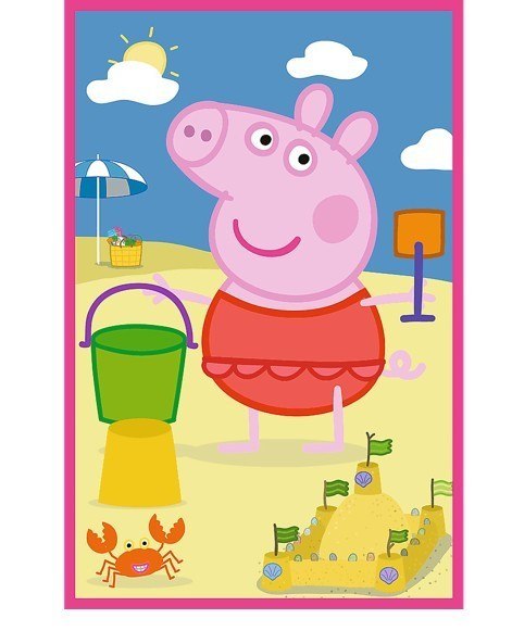 Puzzle 3x50 elementów Świnka Peppa siła przyjaźni Trefl