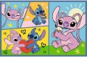 Puzzle 2x70 elementów Ze Stitchem nie ma nudy Trefl