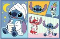 Puzzle 2x70 elementów Ze Stitchem nie ma nudy Trefl