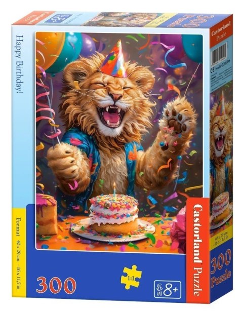 Puzzle 300 elementów Urodziny Happy Birthday! Castor