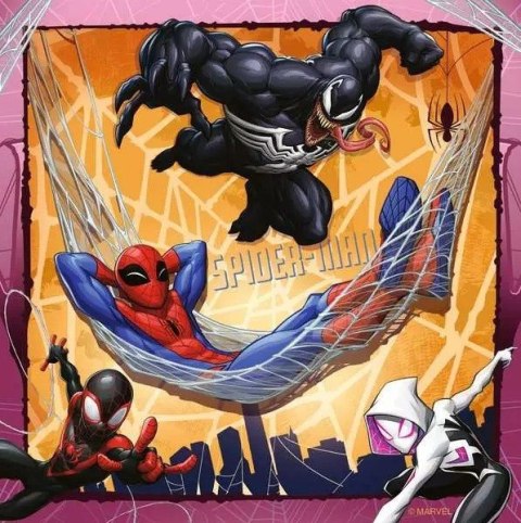 Puzzle 3x49 elementów Spiderman Ravensburger Polska