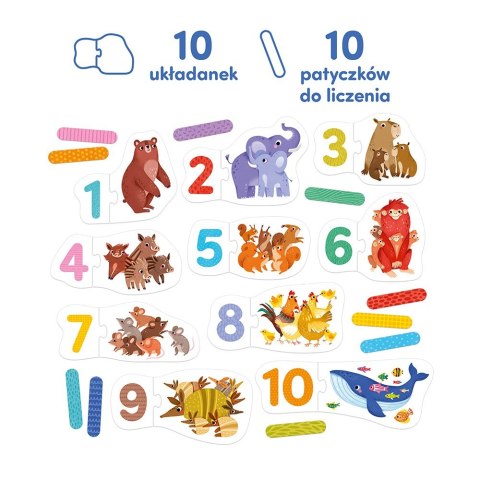 Puzzle do pary - Cyferki CzuCzu