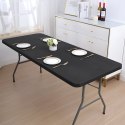 Stół cateringowy 180 cm składany w walizkę czarny ModernHome