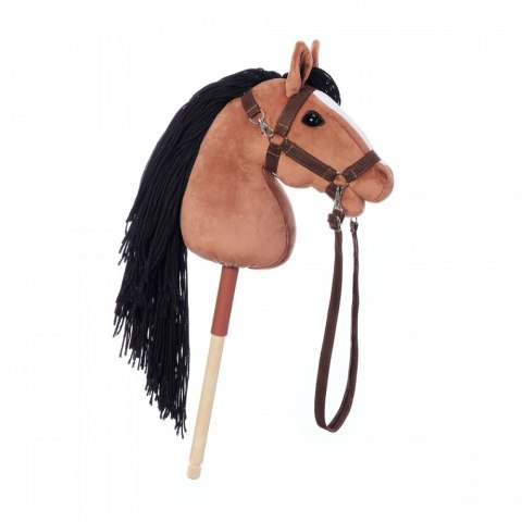 Koń na kiju Hobby Horse HOPPIHORSE A3 Bay - ciemny brąz, maść gniada Tootiny