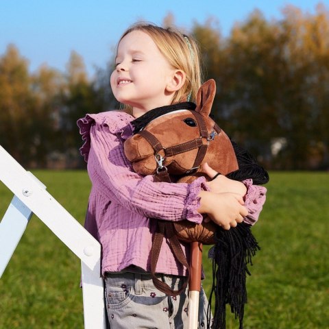 Koń na kiju Hobby Horse HOPPIHORSE A3 Bay - ciemny brąz, maść gniada Tootiny