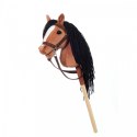 Koń na kiju Hobby Horse HOPPIHORSE A4 Bay - ciemny brąz, maść gniada Tootiny
