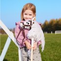 Koń na kiju Hobby Horse HOPPIHORSE A4 Leopard - biały, maść tarantowata Tootiny