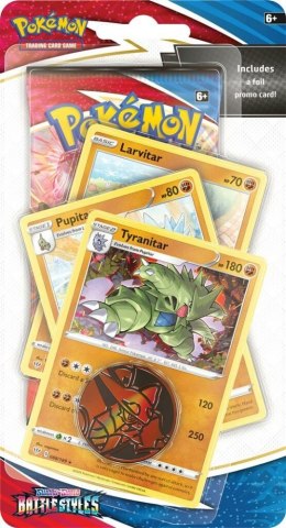 Battle Styles Premium Checklane Blister Larvitar Pokemon TCG