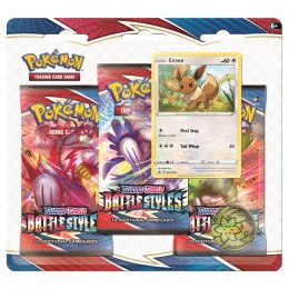 Karty Battle Styles 3-pack Blister - Eevee Pokemon TCG