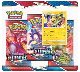 Karty Battle Styles 3-pak Blister - Jolteon Pokemon TCG