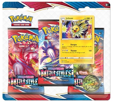 Karty Battle Styles 3-pak Blister - Jolteon Pokemon TCG