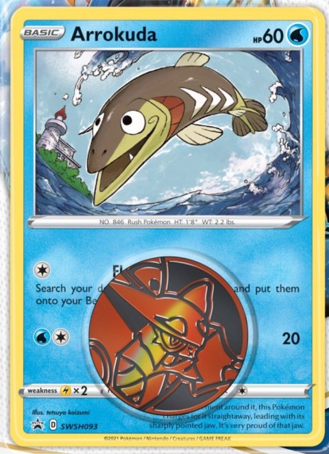 Karty Battle Styles Checklane Blister Arrokuda Pokemon TCG