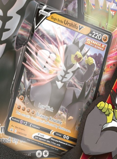 Karty Battle Styles V Box Urshifu V - Single Strike Pokemon TCG