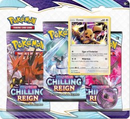 Karty Blister Chilling Reign Evee 3-pak Pokemon TCG
