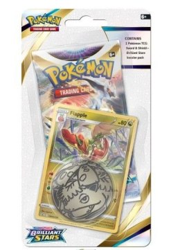 Karty Brillant Stars Checkline Blister Flapple Pokemon TCG
