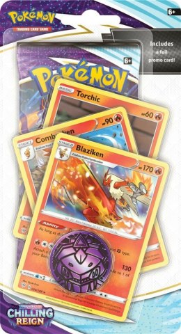 Karty Chilling Reign Premium Checklane Blister Blaziken Pokemon TCG