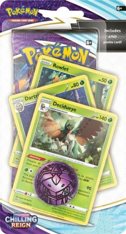 Karty Chilling Reign Premium Checklane Blister Decidueye Pokemon TCG