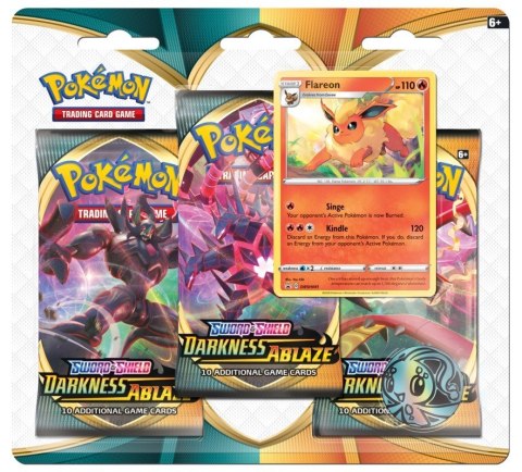 Karty Darkness Ablaze 3x Blister Flareon Pokemon TCG