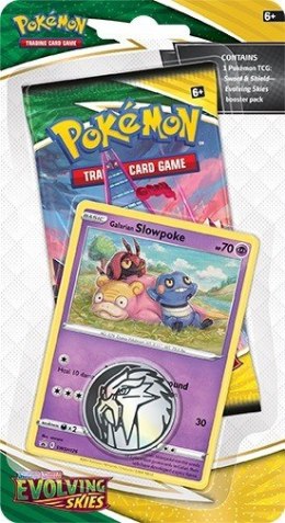 Karty Evolving Skies Checklane Blister Slowpoke Pokemon TCG