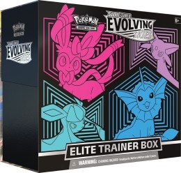 Karty Evolving Skies ETB Różowo niebieski Pokemon TCG