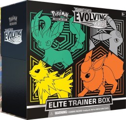Karty Evolving Skies ETB Żółto zielono pomarańczowy Pokemon TCG