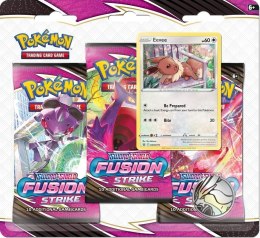 Karty Fusion Strike 3-Pack Blister Eevee Pokemon TCG
