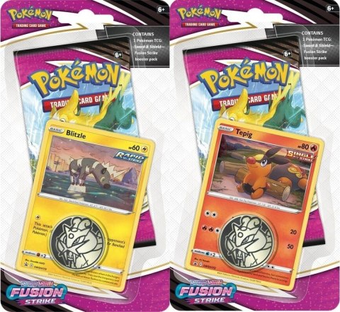 Karty Fusion Strike Checklane Blister Tepig Pokemon TCG