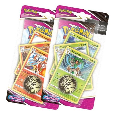 Karty Fusion Strike Premium Checklane Blister Rillaboom Pokemon TCG