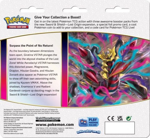 Karty Lost Origin 3-Pack Blister Weavile Pokemon TCG