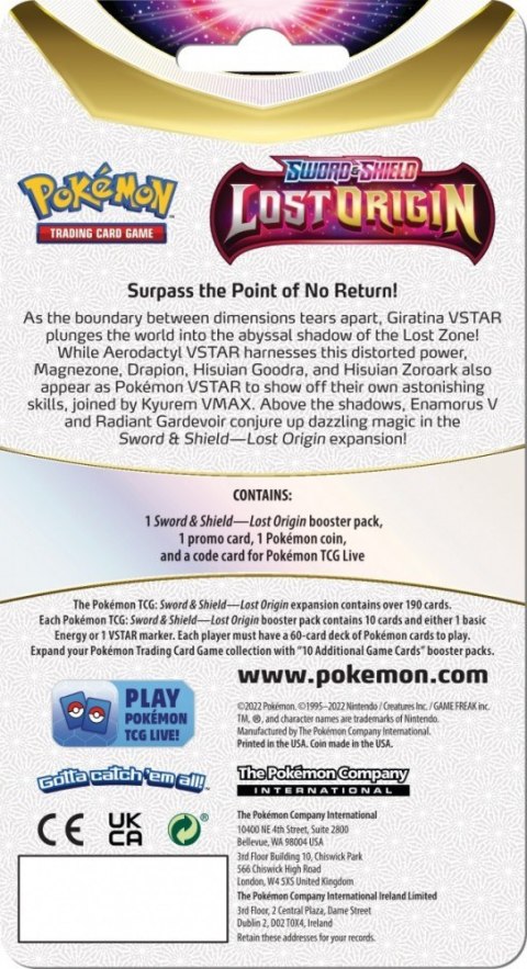 Karty Lost Origin Checklane Blister Croangunk Pokemon TCG