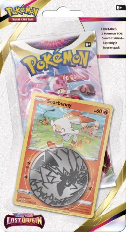 Karty Lost Origin Checklane Blister Scrobunny Pokemon TCG
