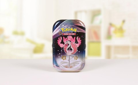Karty Paldean Fates Mini Tin Flamigo Pokemon TCG