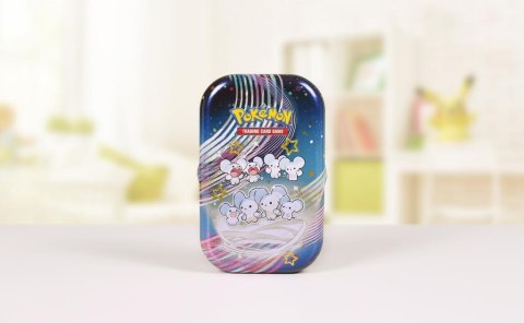 Karty Paldean Fates Mini Tin Maushold Pokemon TCG