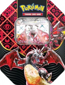 Karty Paldean Fates Tin Iron Treads Charizard Pokemon TCG