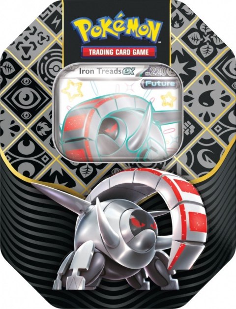 Karty Paldean Fates Tin Iron Treads Pokemon TCG
