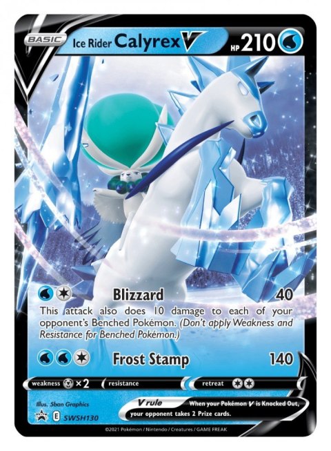 Karty Pokemon TCG V Box August21 Ice Rider Calyrex Pokemon TCG