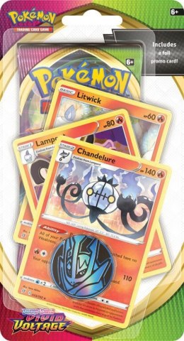 Karty Pokemon TCG Vivid Voltage Premium Checklane Litwick Pokemon TCG