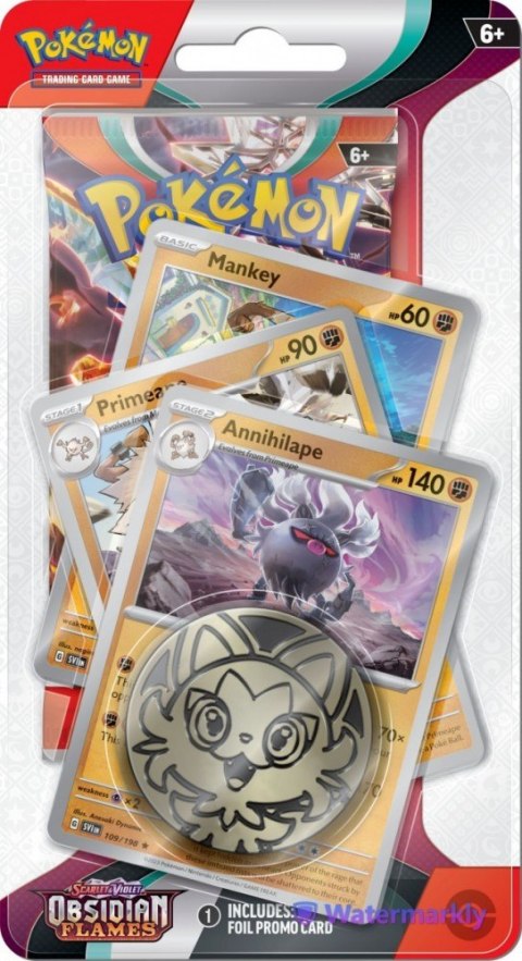 Karty Scarlet & Violet - Obsidian Flames - Premium Checklane - Annihilape Pokemon TCG