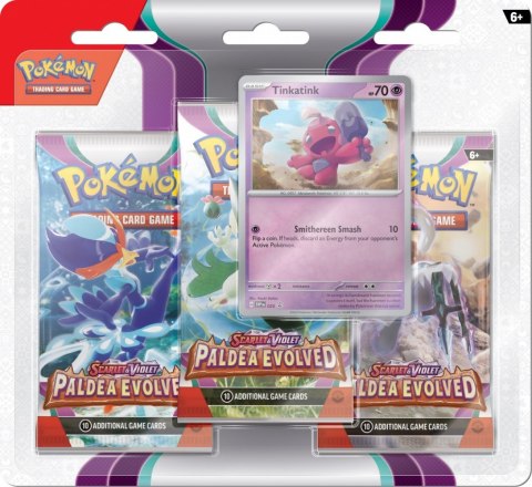 Karty Scarlet & Violet - Paldea Evolved - 3-Pak Tinkatink Pokemon TCG