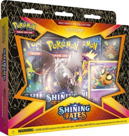 Karty Shining Fates Pin Box Dedenne Pokemon TCG
