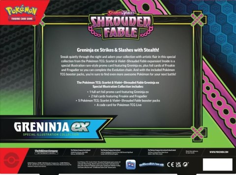 Karty Shrouded Fable Greninja ex - Special Illustration Collection Pokemon TCG
